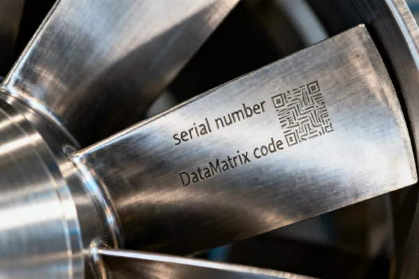 Aerospace part marking by Gravotech